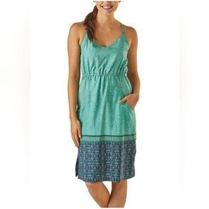 PATAGONIA BNWT W's Lost  Wildflower Dress - Sunburst Green - L